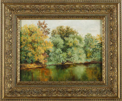 Неизвестный художник. Этюд к картине «Начало осени»